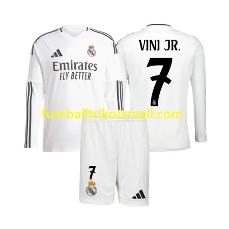Fußballtrikots Real Madrid Vinicius Junior 7 Kinder 2024-2025 Langarm Heimtrikotsatz kaufen